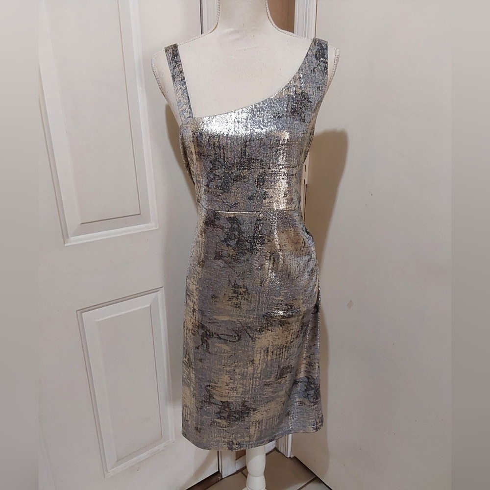 🌺 Like New CL/Countess Luann Asymetrical Shoulder Dress